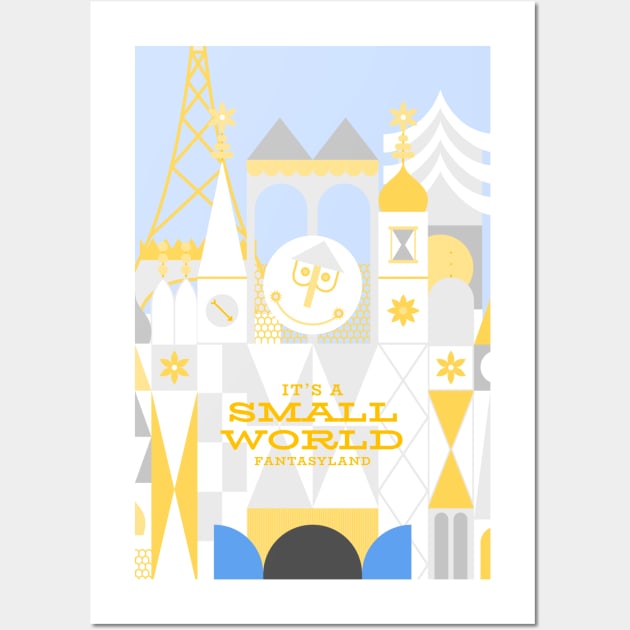 It's A Small World Wall Art by parkhopperapparel